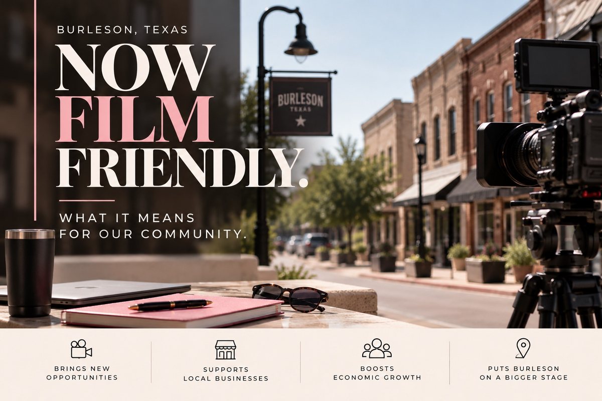 Burleson, Texas is now Film Friendly: what it means for the community