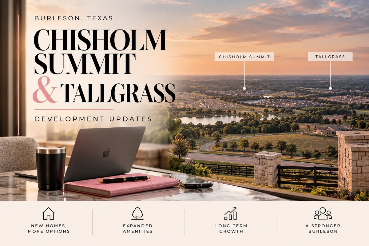 Chisholm Summit and Tallgrass development updates in Burleson, Texas