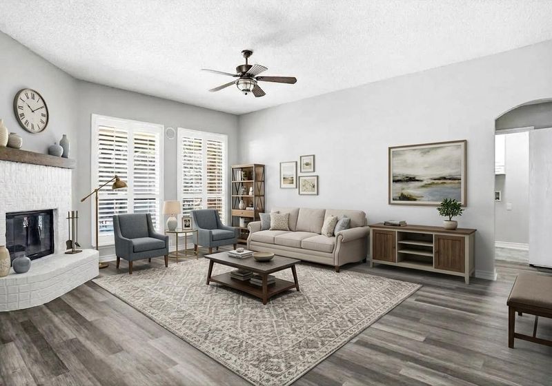 Living room at 1105 Doreen Street in White Settlement