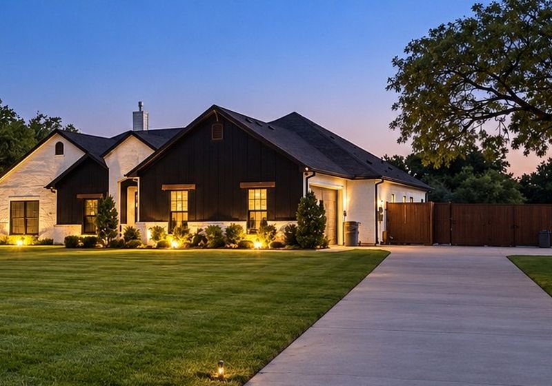 1501 County Road 914A in Burleson at twilight